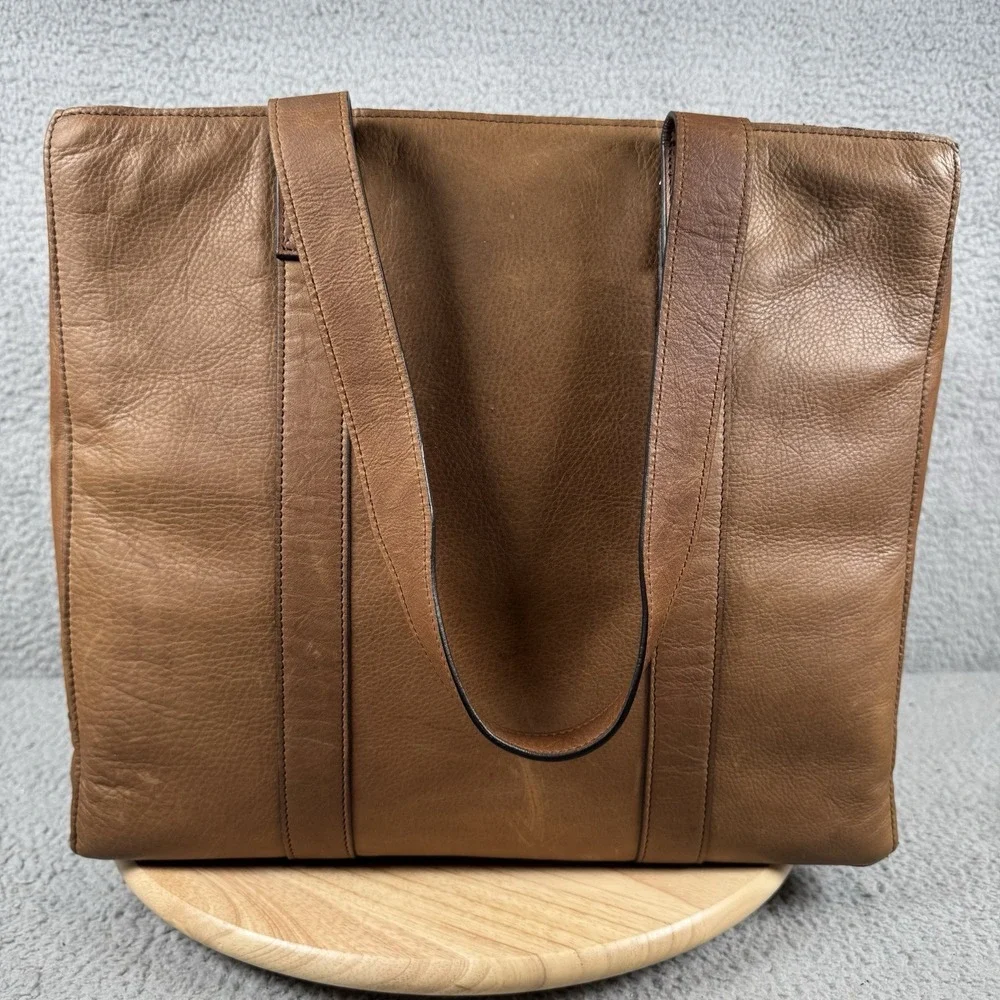 Moore & Giles for Netjets Massie Duffel Bag Leather Weekender Travel Tote